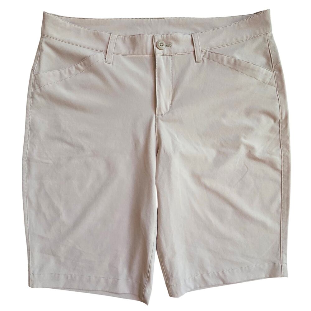 Eddie Bauer Shorts Lightweight Chino Women's sz 10, length 10" Light Khaki